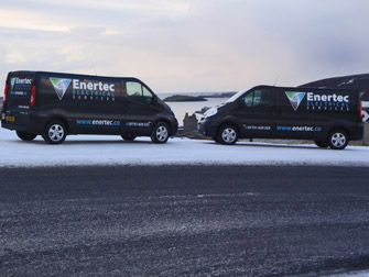 Enertec Electrical Services' Vans'
